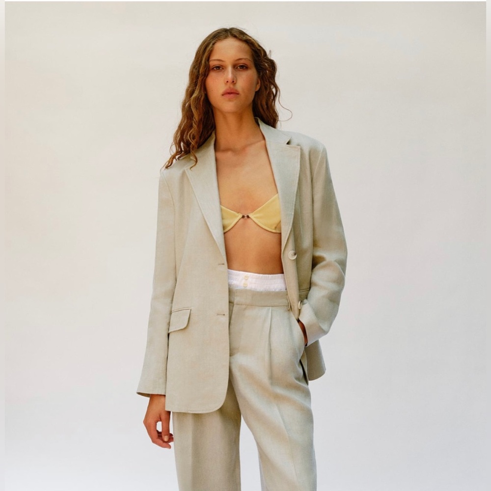 Zara Linen Blazer